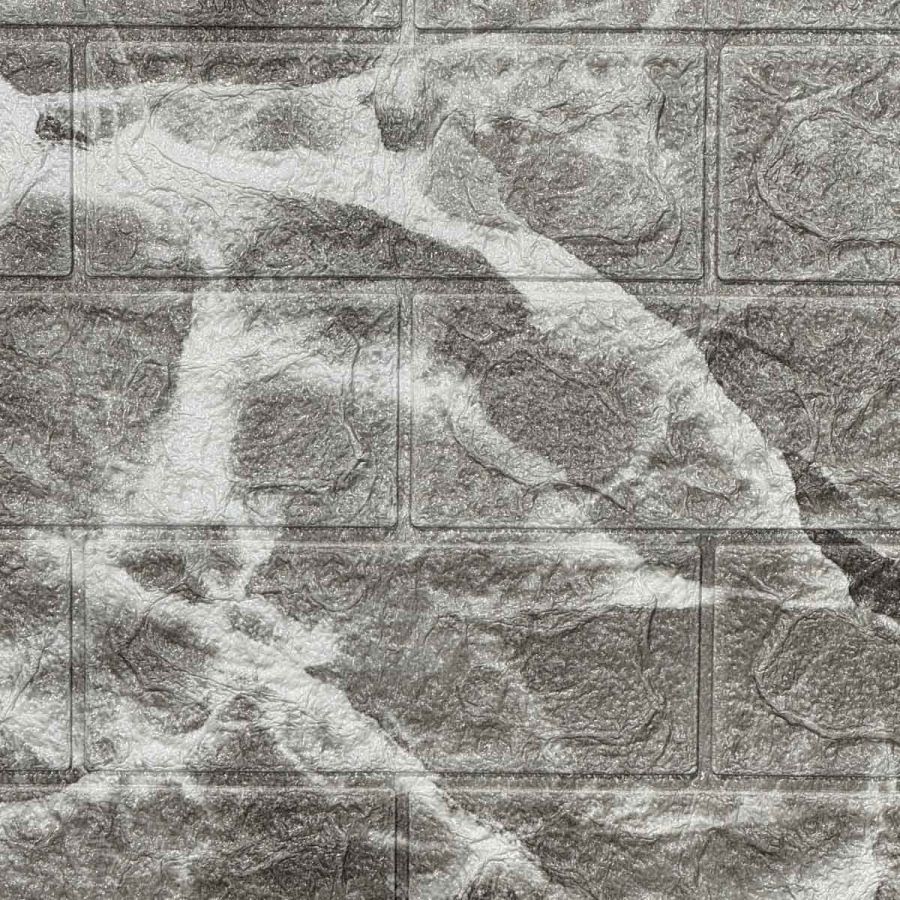 Самоклеющаяся декоративная 3D панель мрамор эспрессо 700x770x3 мм