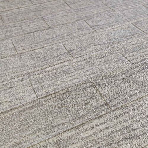 Самоклеющаяся декоративная 3D панель серая полоска 700x770x3 мм