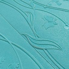 Самоклеющаяся 3D панель ландыш голубой 700x700x5 мм