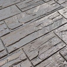 Самоклеющаяся декоративная 3D панель камень культура серебряный 700x770x5 мм