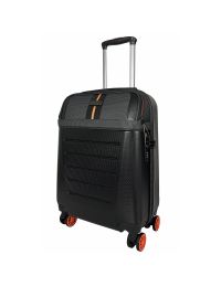 Чемодан маленький Semi Line T5734-1 20 дюймов ABS/полиэстер 55×38,5×22 см Черный/Оранжевый