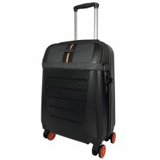 Чемодан маленький Semi Line T5734-1 20 дюймов ABS/полиэстер 55×38,5×22 см Черный/Оранжевый