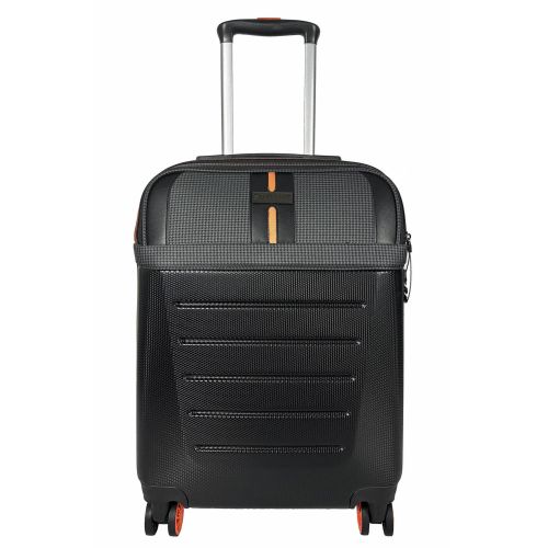 Чемодан маленький Semi Line T5734-1 20 дюймов ABS/полиэстер 55×38,5×22 см Черный/Оранжевый