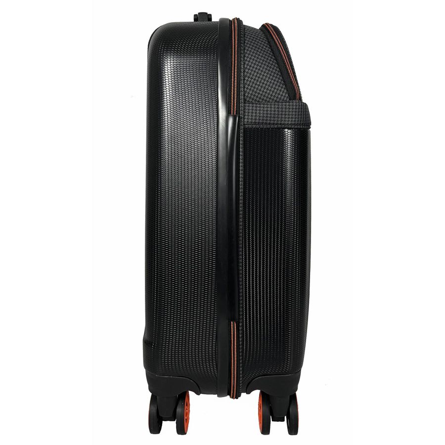 Чемодан маленький Semi Line T5734-1 20 дюймов ABS/полиэстер 55×38,5×22 см Черный/Оранжевый