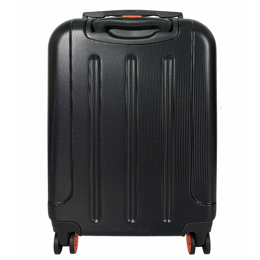 Чемодан маленький Semi Line T5734-1 20 дюймов ABS/полиэстер 55×38,5×22 см Черный/Оранжевый