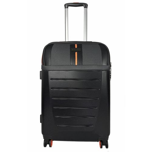 Чемодан средний Semi Line T5734-2 24 дюйма ABS/полиэстер 67×45×25 см Черный/Оранжевый