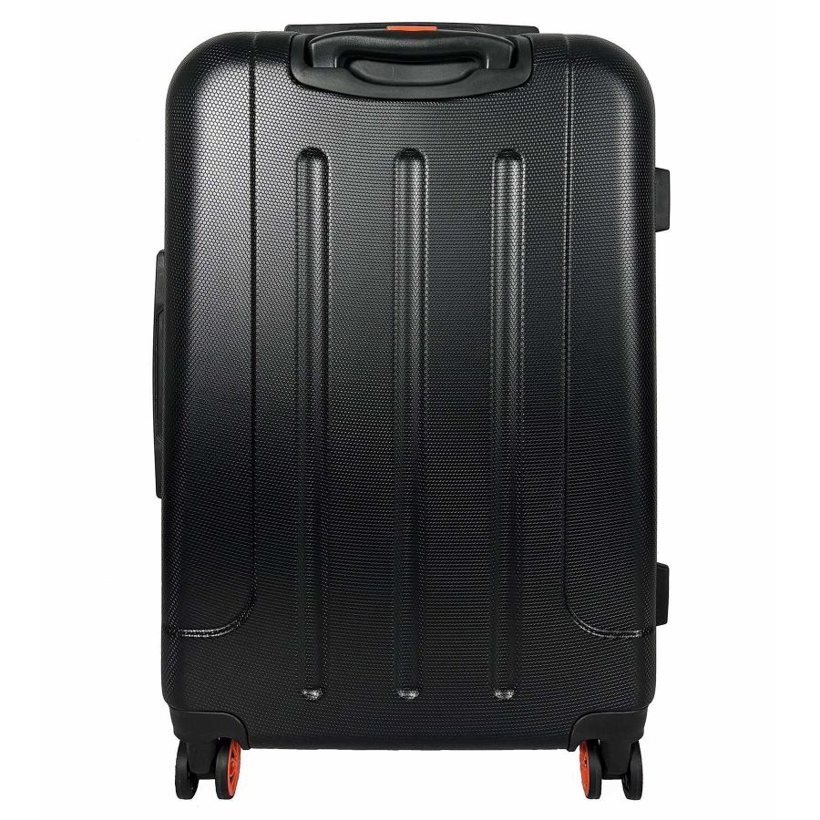 Чемодан средний Semi Line T5734-2 24 дюйма ABS/полиэстер 67×45×25 см Черный/Оранжевый