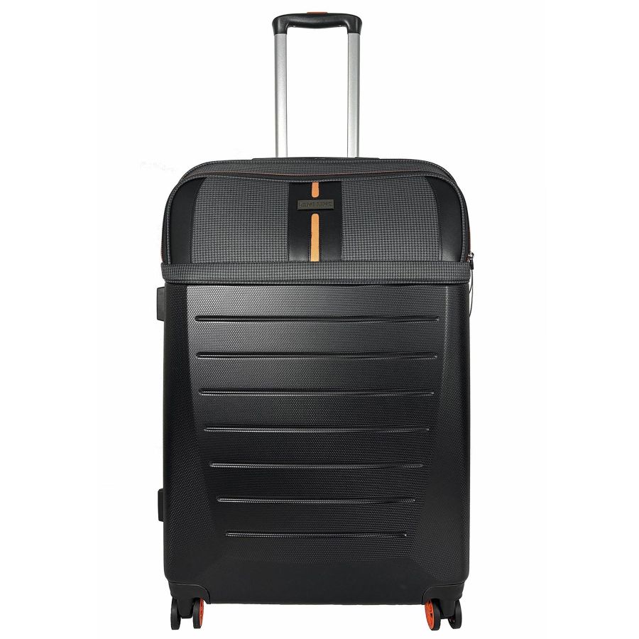 Чемодан большой Semi Line T5734-3 28 дюймов ABS/полиэстер 70×48×29,5 см Чёрный/Оранжевый