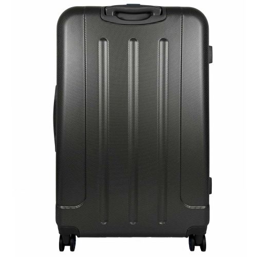 Чемодан большой Semi Line T5736-3 28 дюймов ABS/текстиль 70×48×29,5 см Тёмно-коричневый/Синие линии