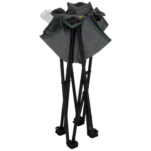 Стульчик раскладной Bo-Camp Mentone Green 1467312 компактный с мягким сиденьем Зеленый