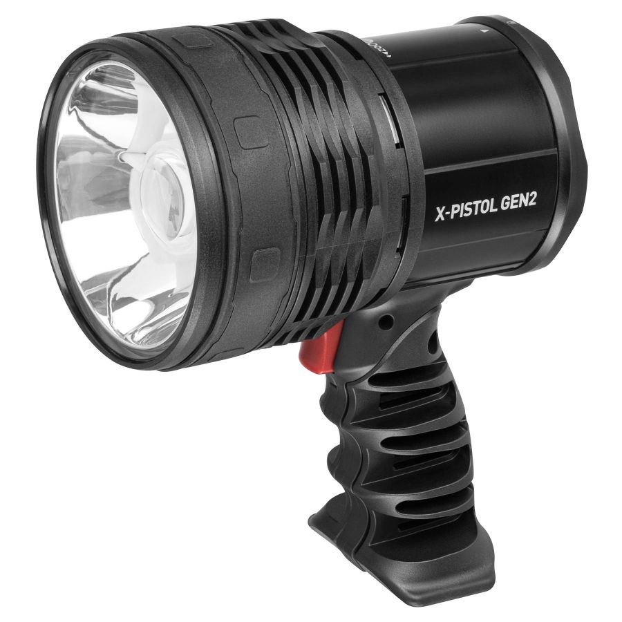 Фонарь поисковый Mactronic X-Pistol GEN2 1500 Lm Focus USB Rechargeable Черный