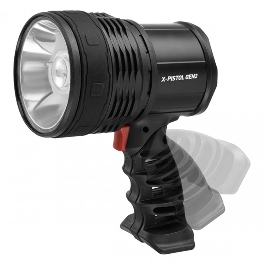 Фонарь поисковый Mactronic X-Pistol GEN2 1500 Lm Focus USB Rechargeable Черный