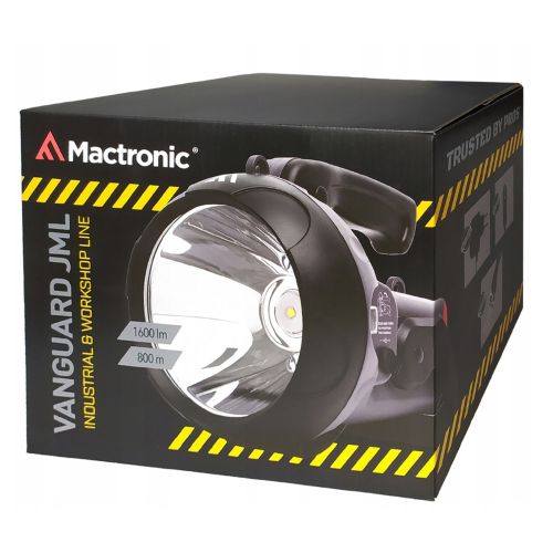Фонарь поисковый Mactronic Vanguard JML 1600 Lm White/Red LED Черный