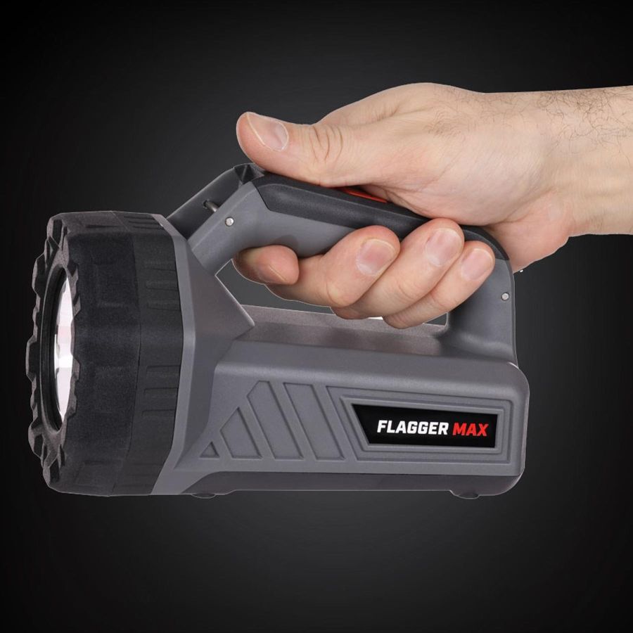 Фонарь поисковый Mactronic Flagger Max 1800 Lm Power Bank 900м Type-C Серый