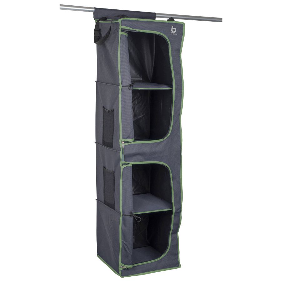 Шкаф-органайзер Bo-Camp 4 Compartments 2 Doors подвесной складной Антрацит