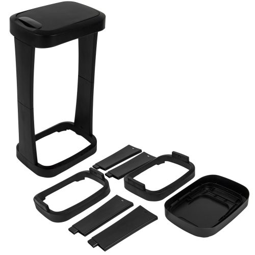 Корзина для мусора Bo-Camp Flip Lid 120L складная разборная Черный