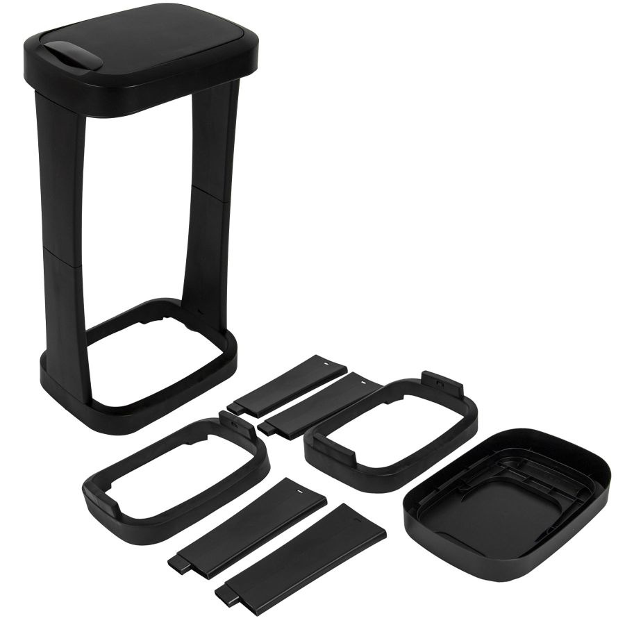 Корзина для мусора Bo-Camp Flip Lid 120L складная разборная Черный