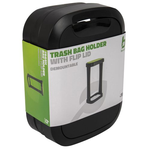 Корзина для мусора Bo-Camp Flip Lid 120L складная разборная Черный