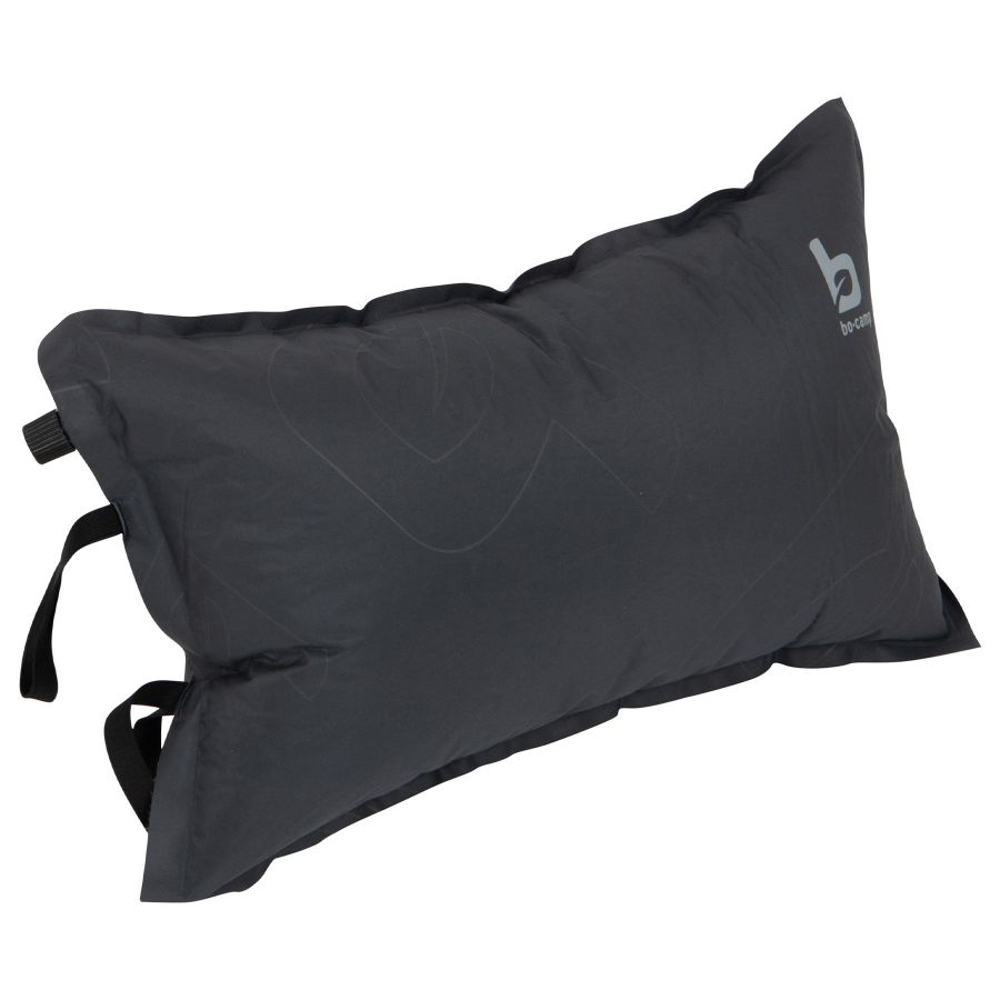 Подушка самонадувная Bo-Camp Deluxe 46х29х12 см 5-зонная Soft Touch Черный