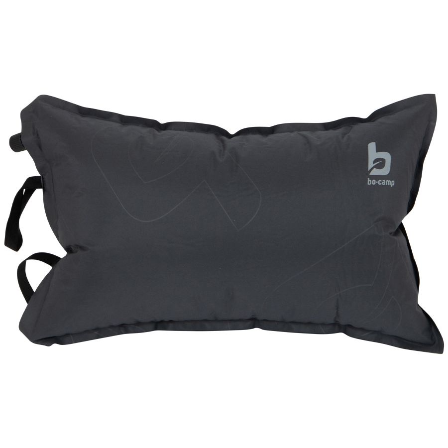 Подушка самонадувная Bo-Camp Deluxe 46х29х12 см 5-зонная Soft Touch Черный