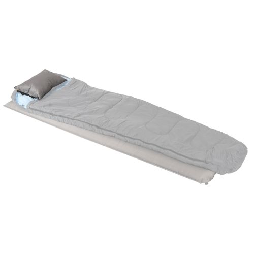 Подушка самонадувная Bo-Camp Deluxe 46х29х12 см 5-зонная Soft Touch Черный