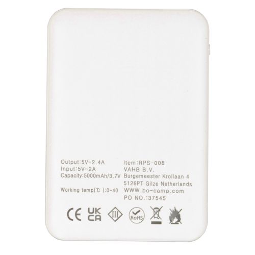 Подушка Bo-Camp Skudde USB Powerbank Grey 1849355 с подогревом и павербанком Серый