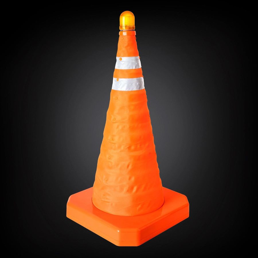 Фонарь-конус дорожный Mactronic Traffic Cone Orange L-NJ01-ROHS складной IPX6 Оранжевый