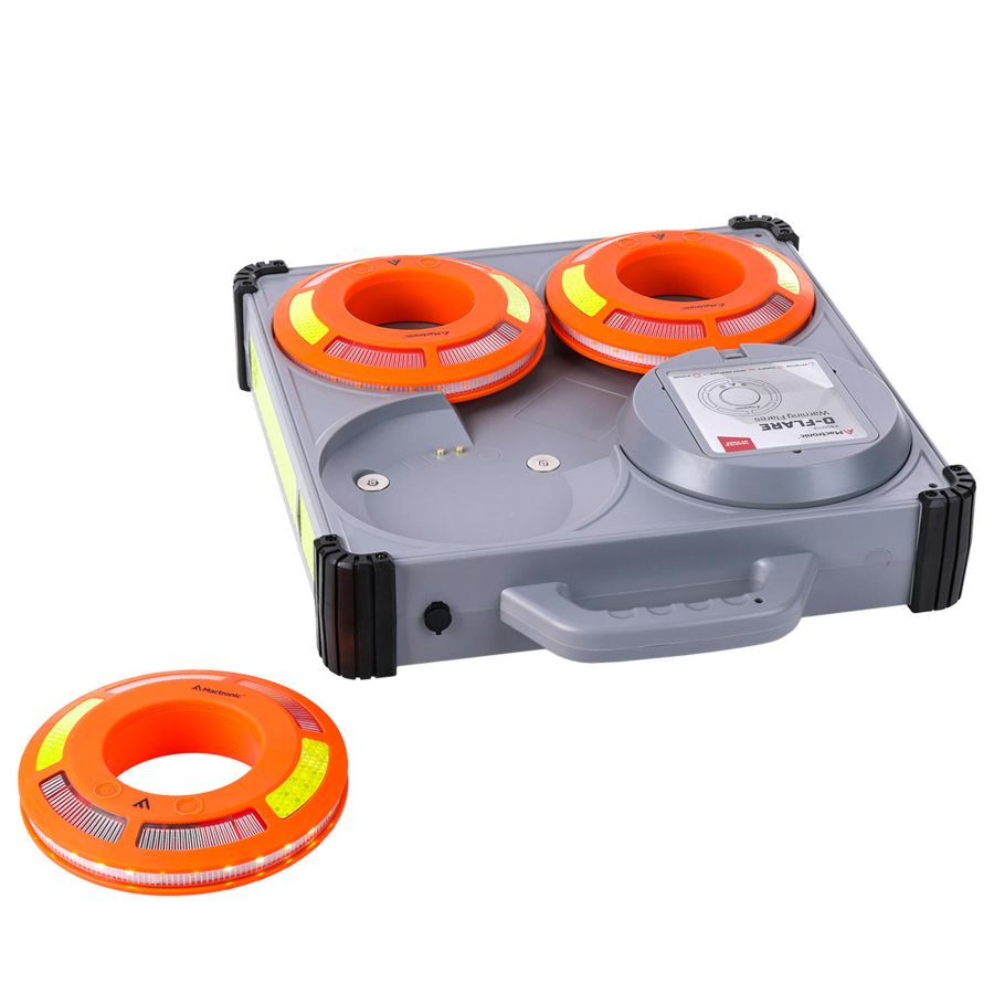 Комплект фонарей сигнальных Mactronic O-Flare 40 Lm Amber Magnetic 12/220V IPX7 6 шт Оранжевый
