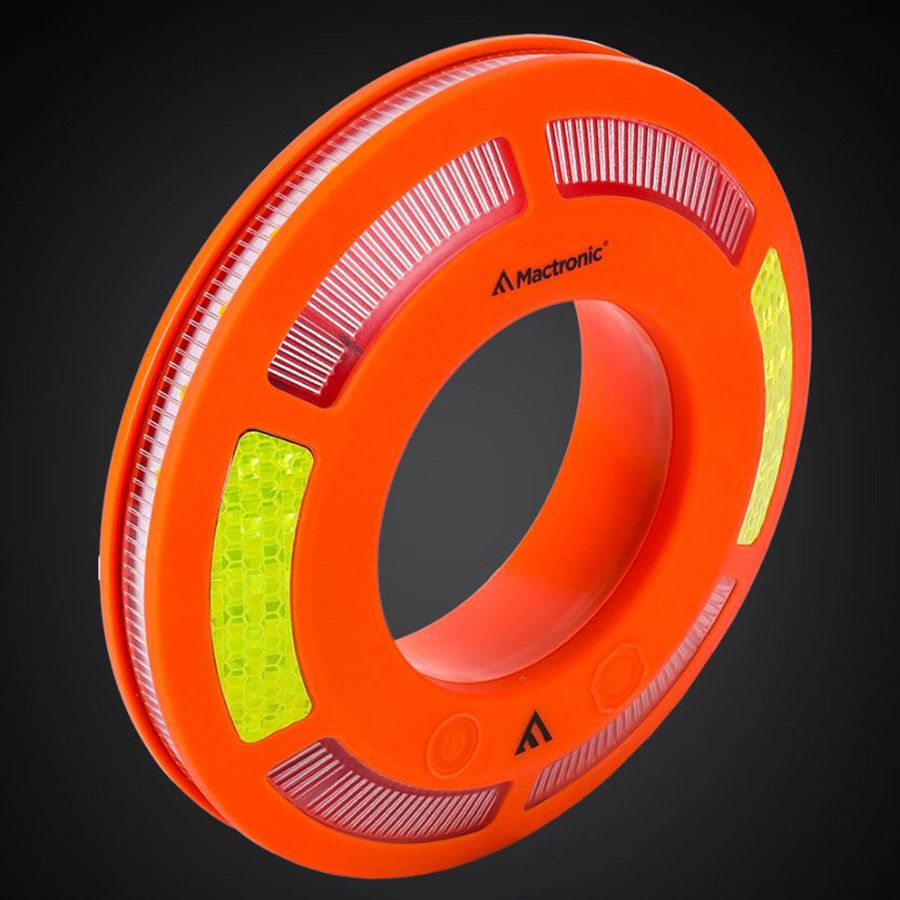 Комплект фонарей сигнальных Mactronic O-Flare 40 Lm Amber Magnetic 12/220V IPX7 6 шт Оранжевый