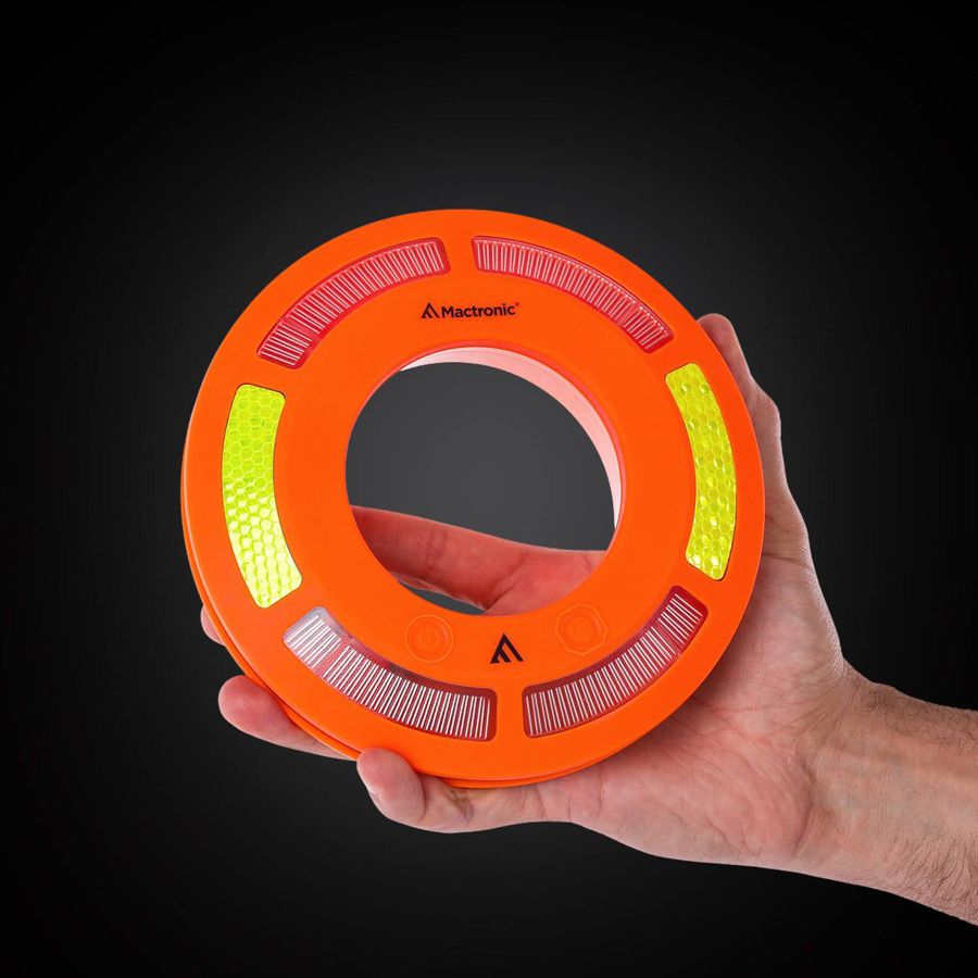 Комплект фонарей сигнальных Mactronic O-Flare 40 Lm Amber Magnetic 12/220V IPX7 6 шт Оранжевый