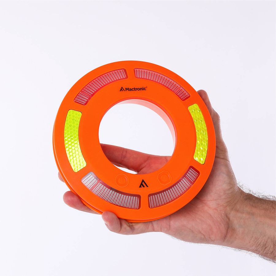Комплект фонарей сигнальных Mactronic O-Flare 40 Lm Amber Magnetic 12/220V IPX7 6 шт Оранжевый