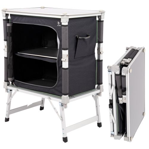 Кухня кемпинговая Bo-Camp Edith 65x45 cm Anthracite регулируемая высота Серый