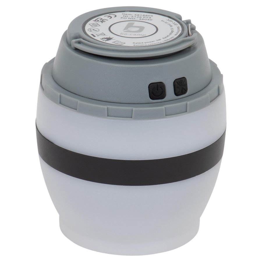 Фонарь-уничтожитель насекомых Bo-Camp Atom WP Rechargeable 200 Lumen Серый/Черный