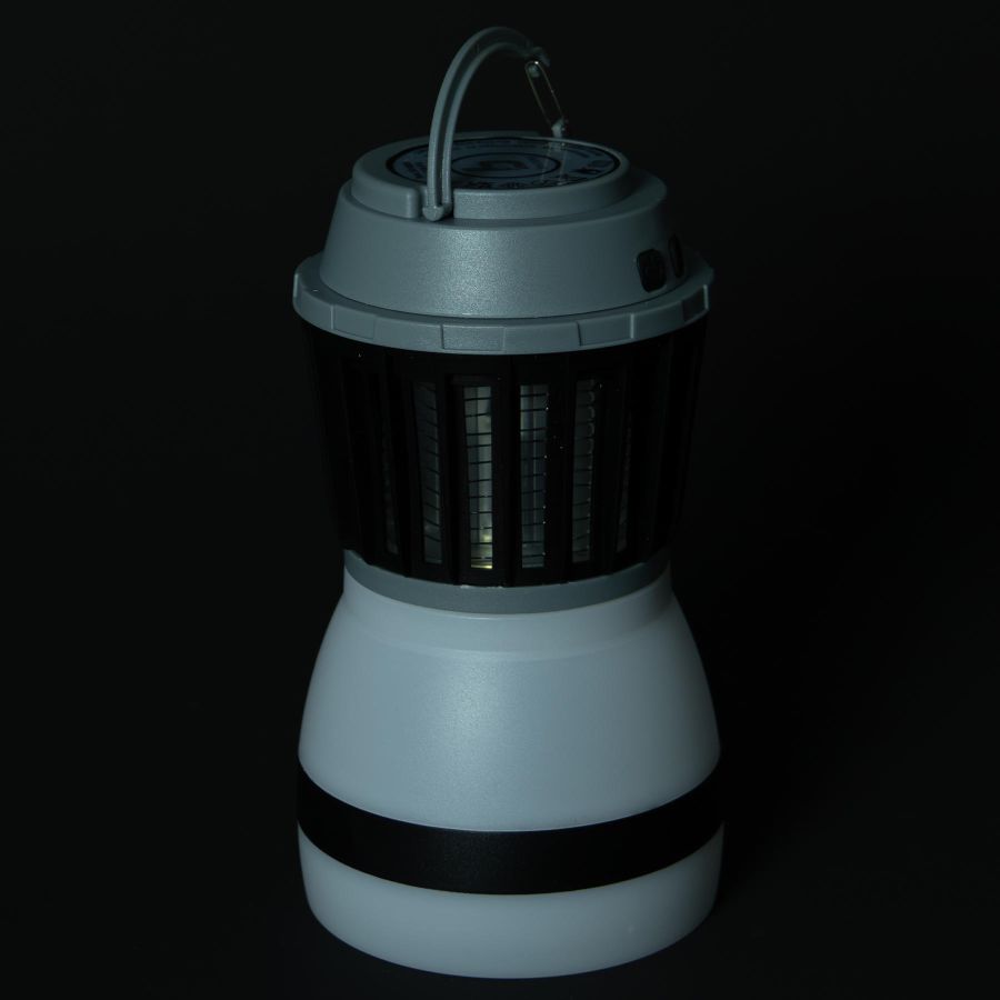 Фонарь-уничтожитель насекомых Bo-Camp Atom WP Rechargeable 200 Lumen Серый/Черный