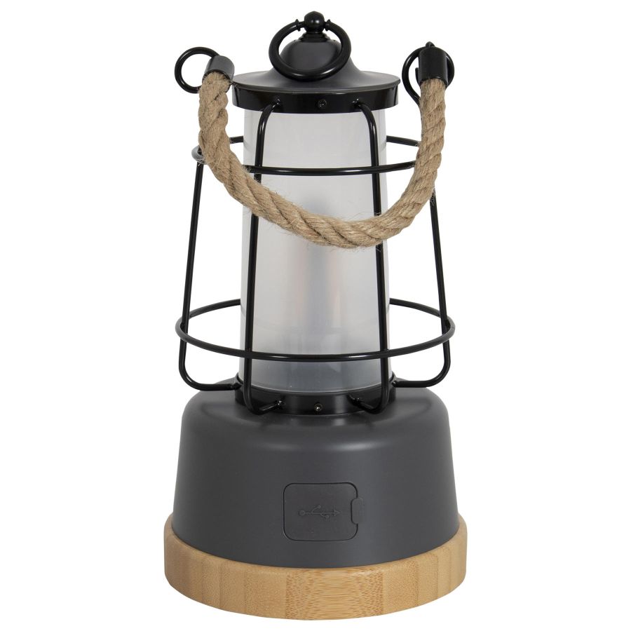 Фонарь кемпинговый Bo-Camp Harlington 370 Lumen с диммированием Bamboo-Grey