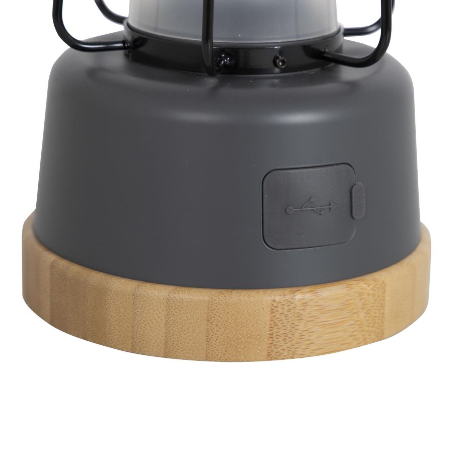 Фонарь кемпинговый Bo-Camp Harlington 370 Lumen с диммированием Bamboo-Grey