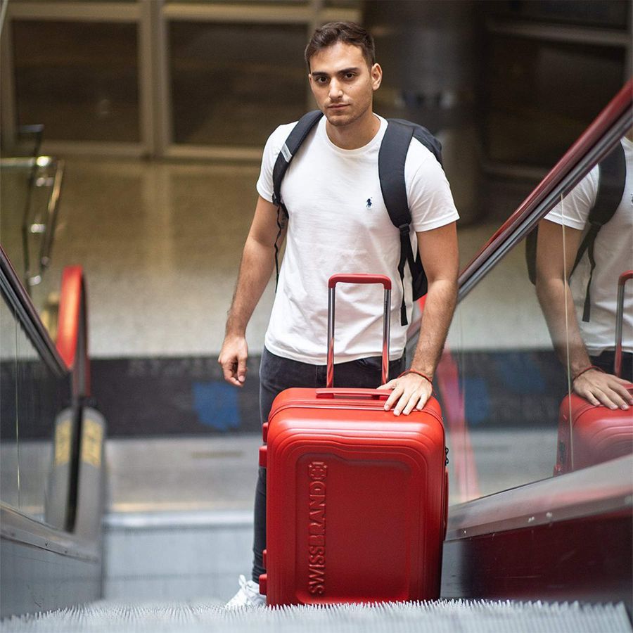 Чемодан Swissbrand London (M) Red (SWB_LHLON201M) Discounted