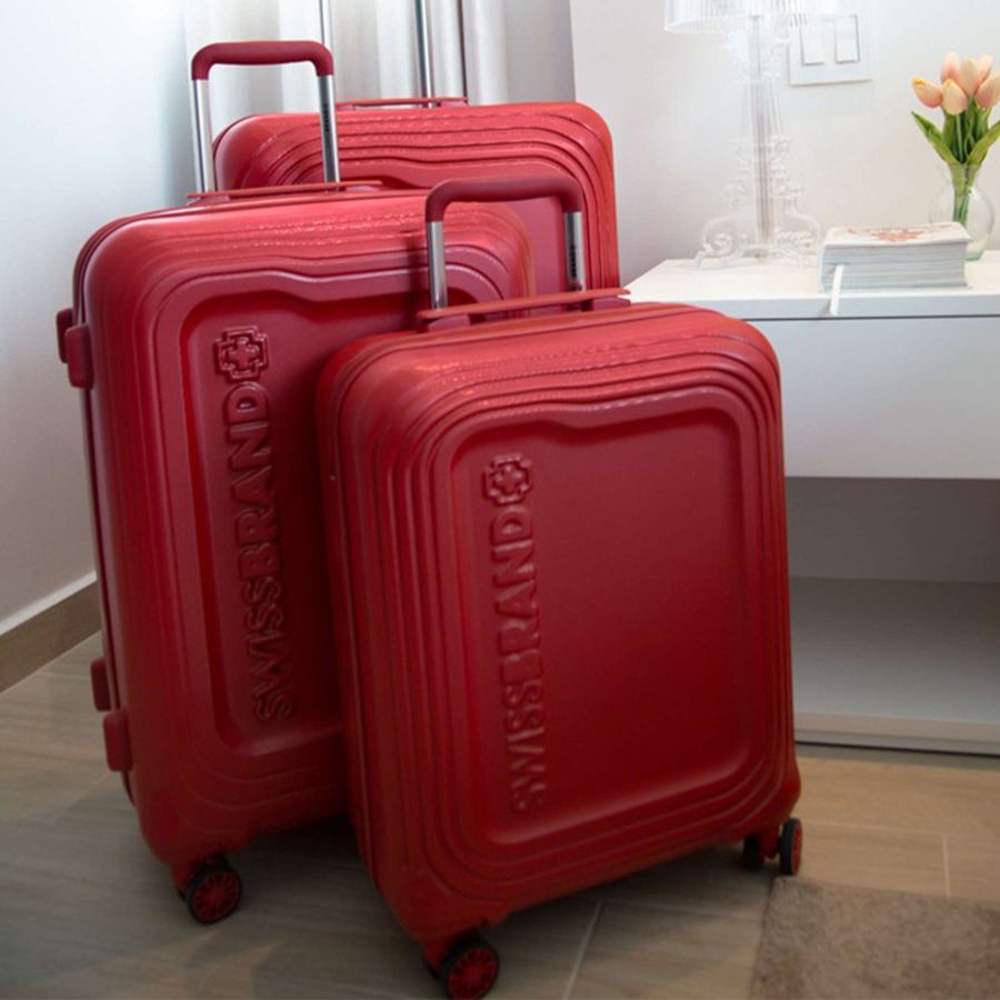 Чемодан Swissbrand London (M) Red (SWB_LHLON201M) Discounted