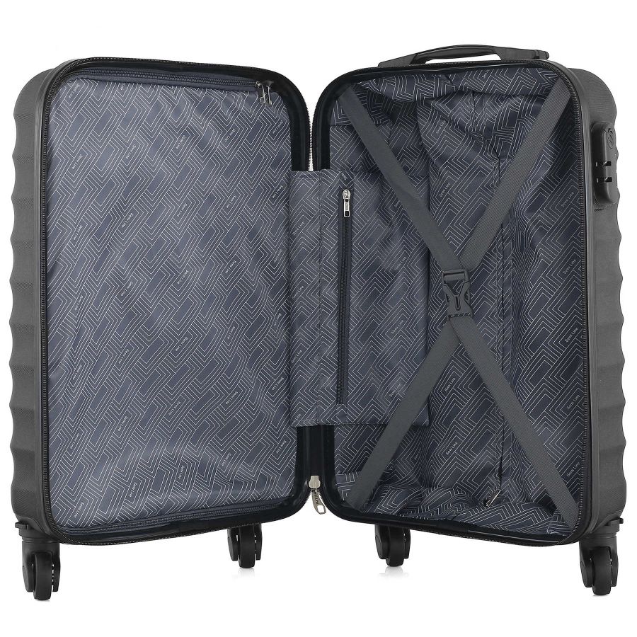 Чемодан Semi Line 20" (S) Black (T5576-2) Discounted