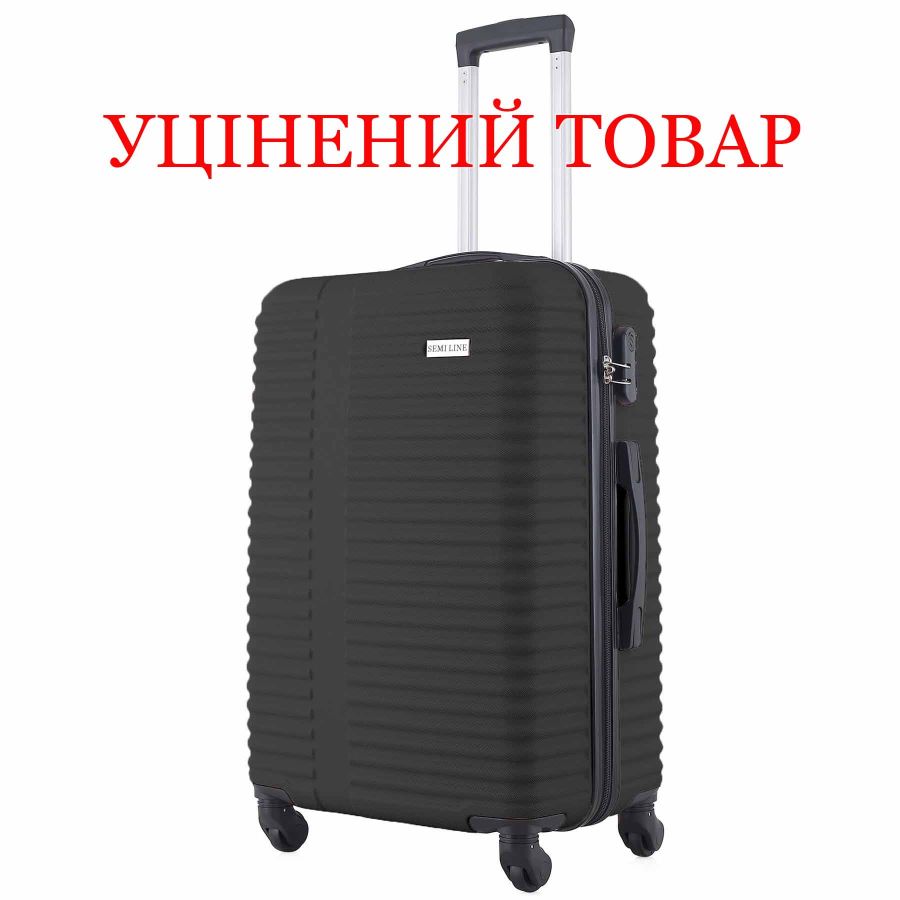 Чемодан Semi Line 24" (M) Black (T5647-3)_Discounted