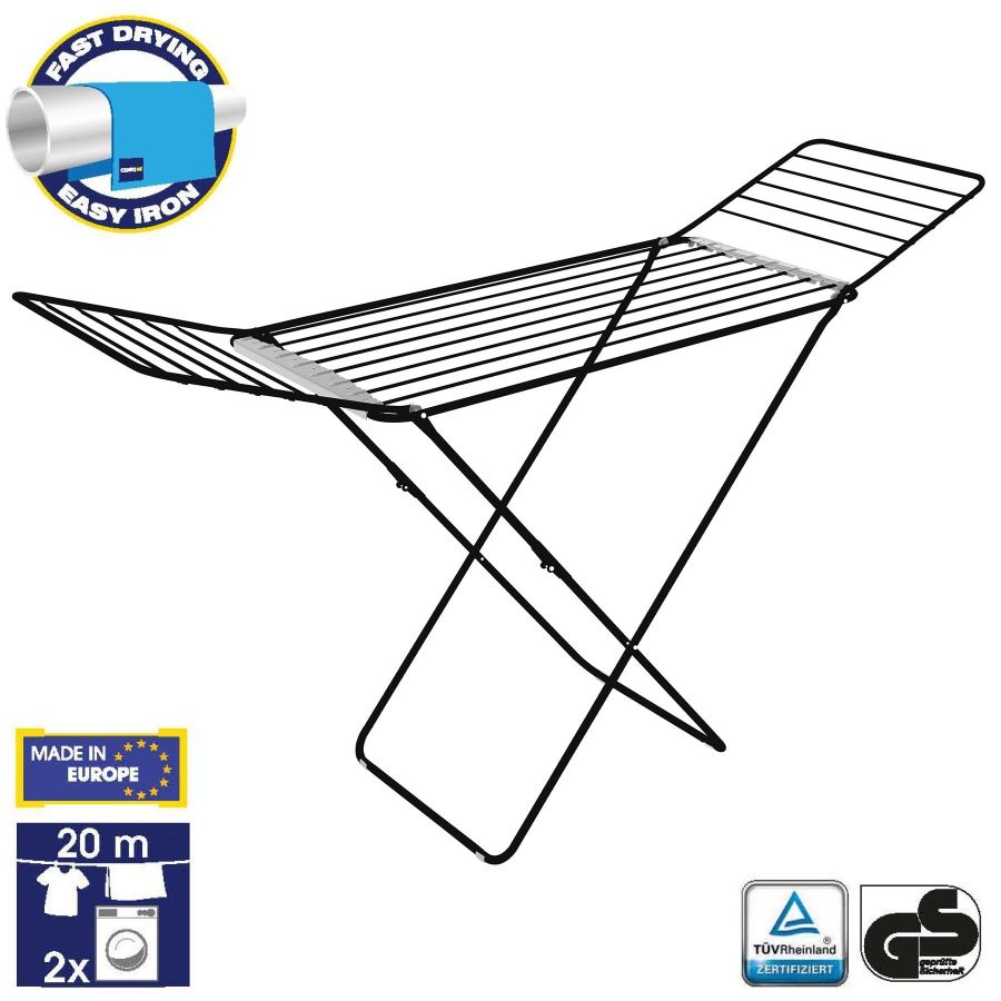Сушилка для белья напольная Casa Si Swan 20m Black (CS92231C04E)_Discounted