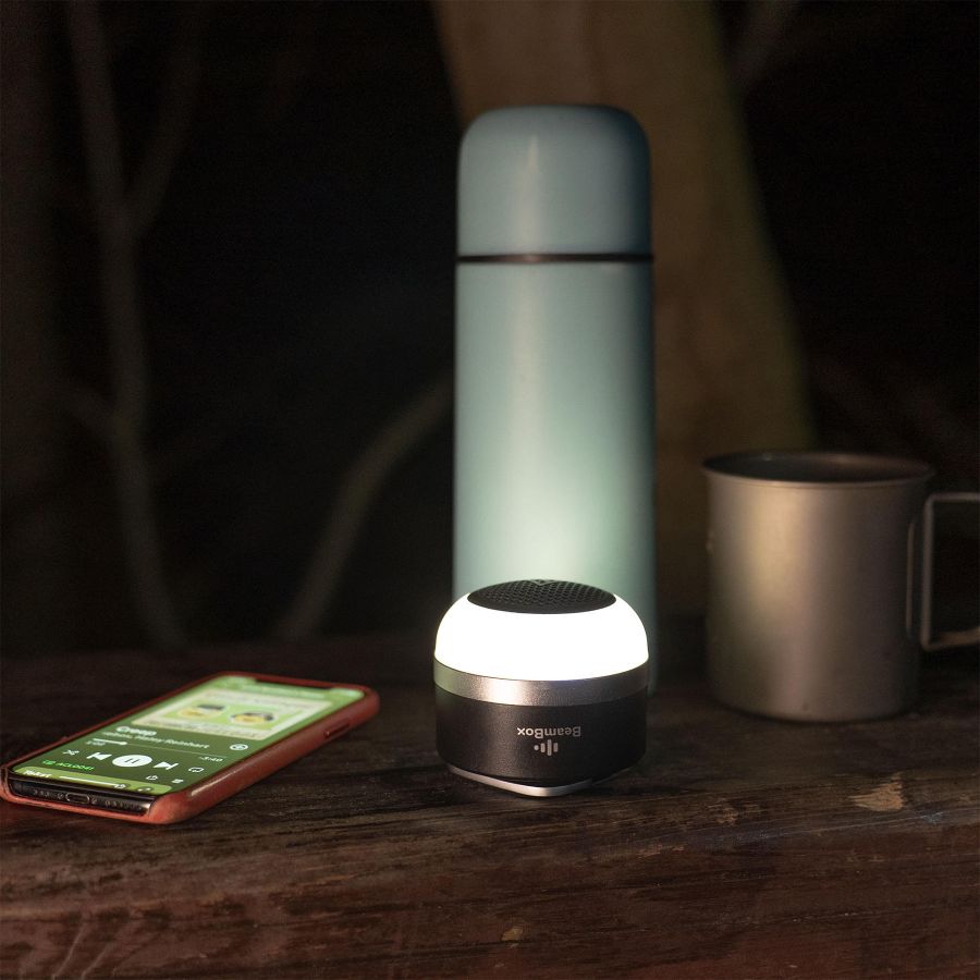 Фонарь кемпинговый Mactronic BeamBox 160 Lm с Bluetooth колонкой USB-C Черный