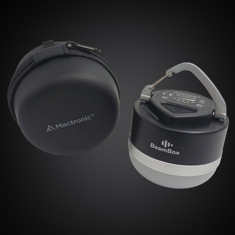 Фонарь кемпинговый Mactronic BeamBox 160 Lm с Bluetooth колонкой USB-C Черный