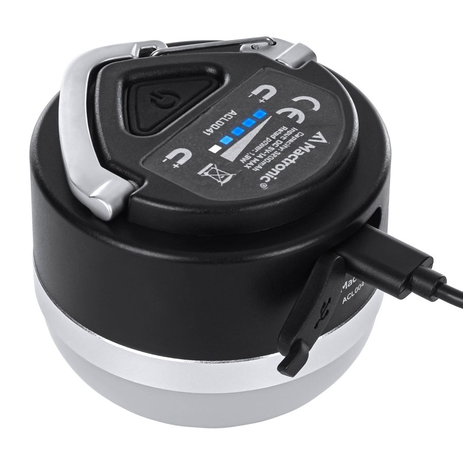Фонарь кемпинговый Mactronic BeamBox 160 Lm с Bluetooth колонкой USB-C Черный