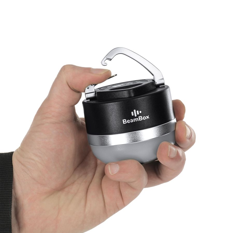 Фонарь кемпинговый Mactronic BeamBox 160 Lm с Bluetooth колонкой USB-C Черный
