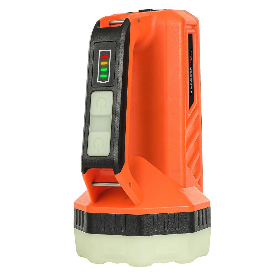 Фонарь поисковый Mactronic Flagger Max Rescue 1800 Lm 8800 mAh USB-C Red