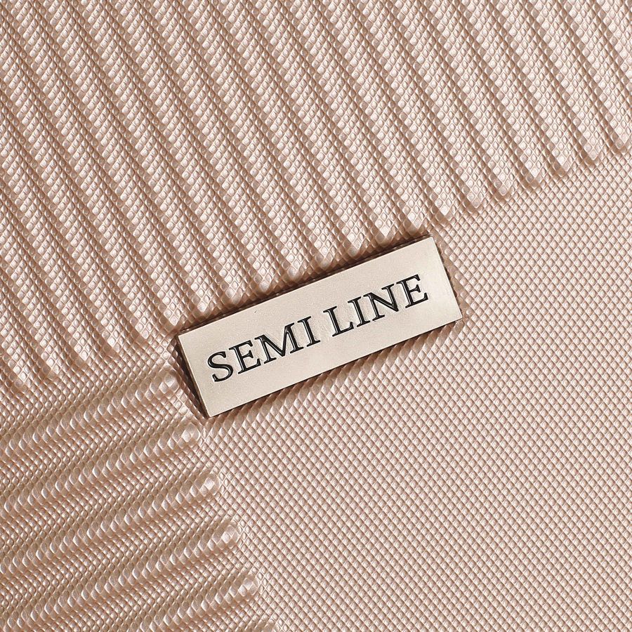 Чемодан маленький Semi Line T5758-2 ABS-пластик 20 дюймов 40 л Rose