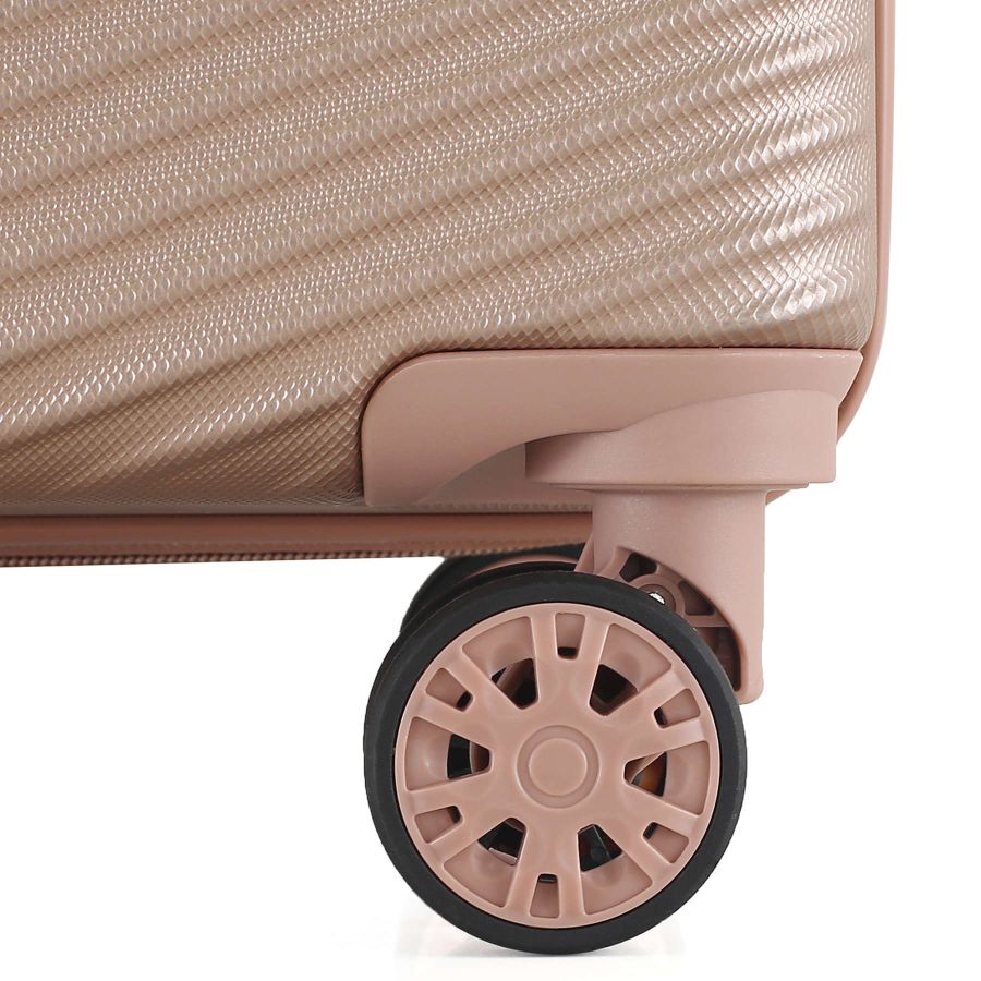Чемодан маленький Semi Line T5758-2 ABS-пластик 20 дюймов 40 л Rose