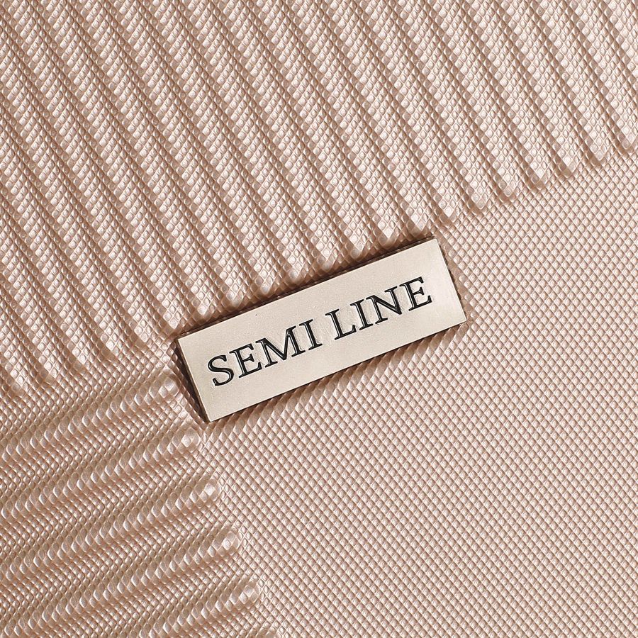 Чемодан средний Semi Line T5758-3 ABS-пластик 24 дюйма 66 л Rose