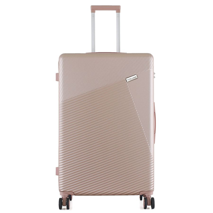 Чемодан большой Semi Line T5758-4 ABS-пластик 28 дюймов 101 л Rose